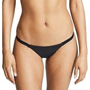 New! For Love And Lemons Black Bikini Bottom Size L 1937
